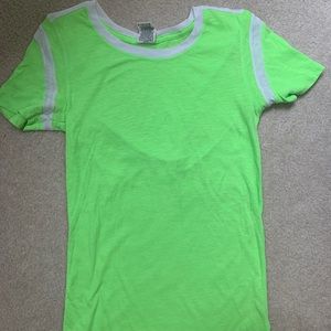 PINK Neon Green Shirt